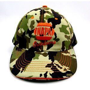 NAPA Outdoors Camo‎ Baseball Trucker Strapback Hat Cap NWOT